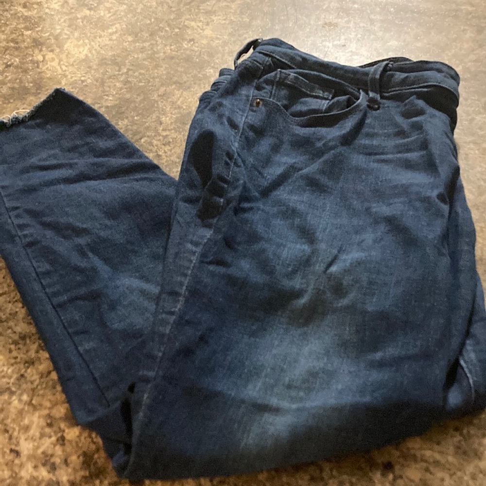 Old Navy Rockstar super skinny ankle mid rise jeans size 16